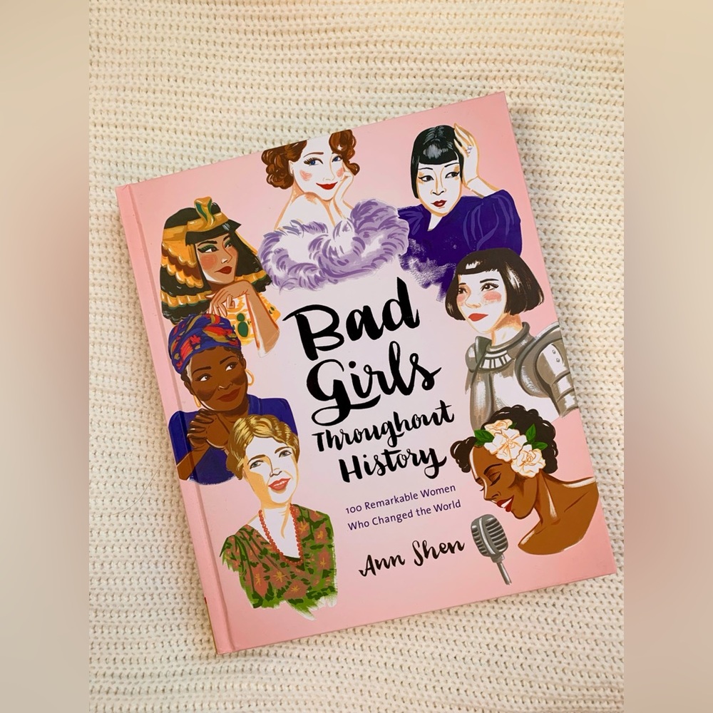 Bad Girls Throughout History Illustrated Hardcover Book. NWOT.
